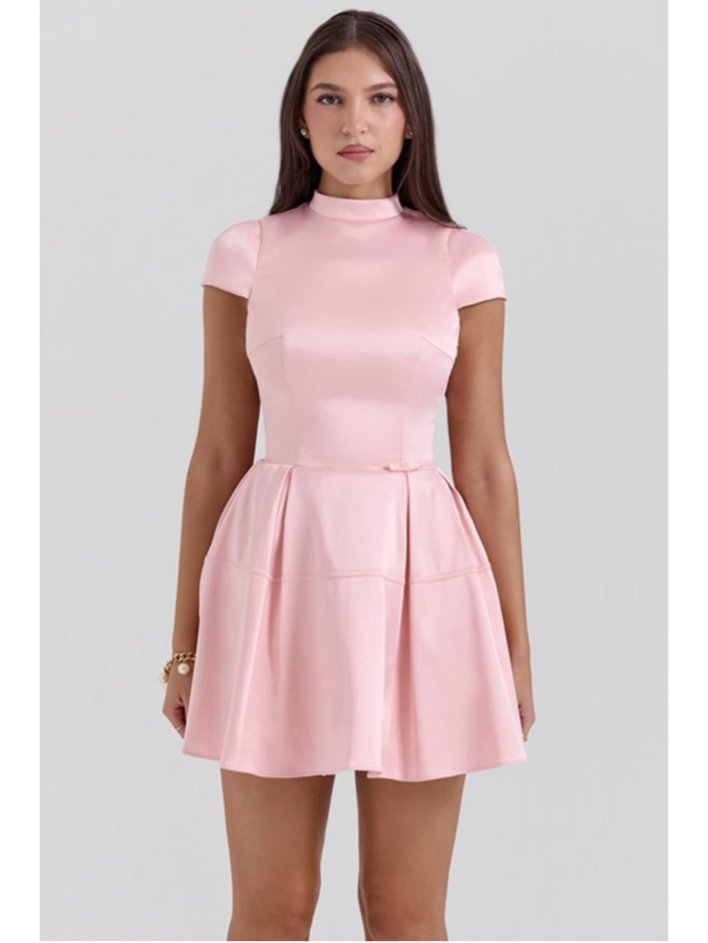 Women's House of CB Pink Backless Mini Dress L - Picture 15 of 16